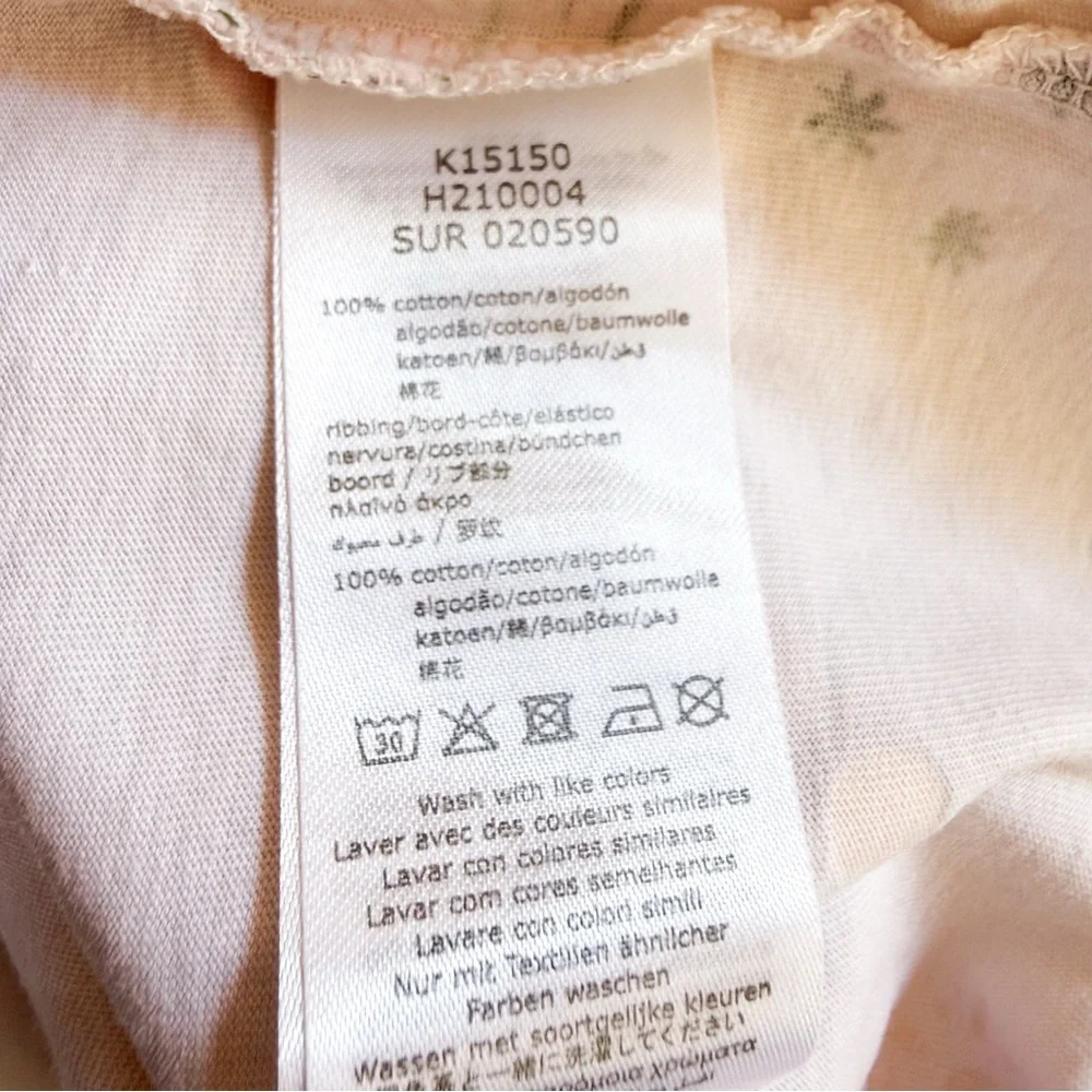 Kenzo Kids Tiger Jungle Graphic Long Sleeve Tee Pink Girls 4 104 Designer Top 4A